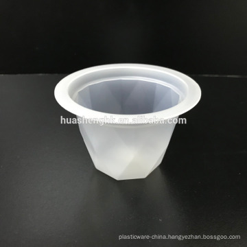 Food Grade Diamond Shaped 5oz (160ml) Disposable Plastic Beverage Cup